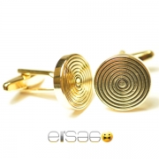 Золотые запонки Эльсаго в египетском стиле