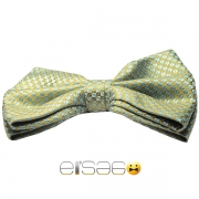 Желто-зеленая бабочка-галстук Эльсаго