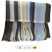 Светлый разноцветный теплый шарф. Мода осень-зима 2013-2014