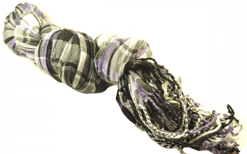 Стильный серо-фиолетовый шарф осень-зима 2013-2014 года