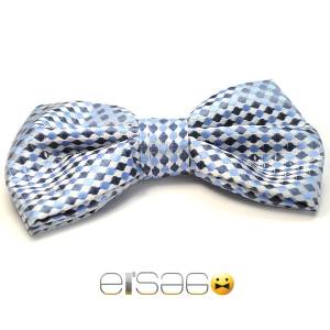 Синяя модная бабочка-галстук Эльсаго