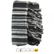 Серо-черный мужской акриловый шарф. Мода осень-зима 2013-2014